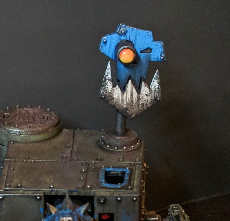 Painted miniature detail